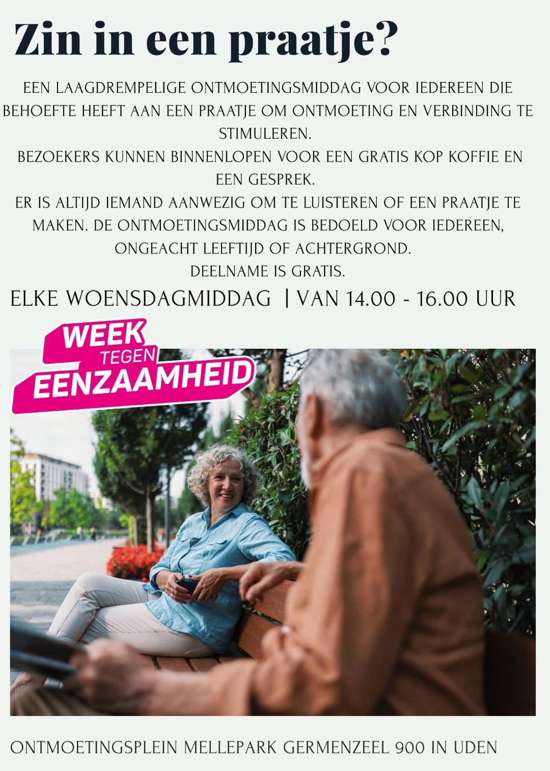 Zin in een praatje