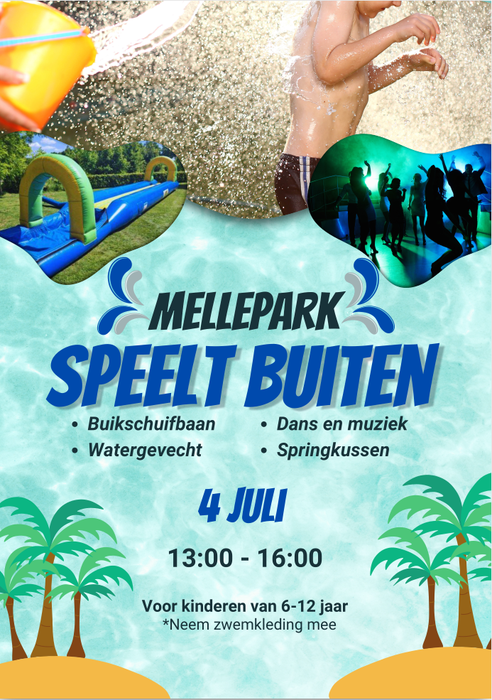 Mellepark speelt buiten
