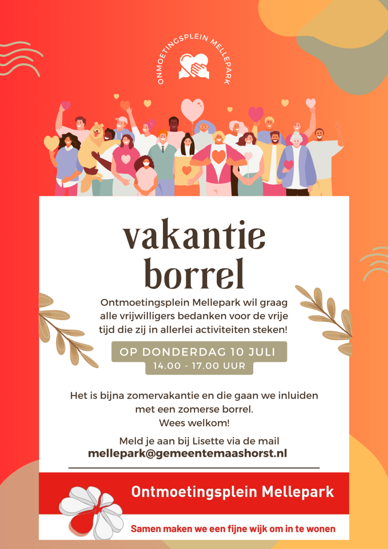 Vrijwilligers zomerborrel